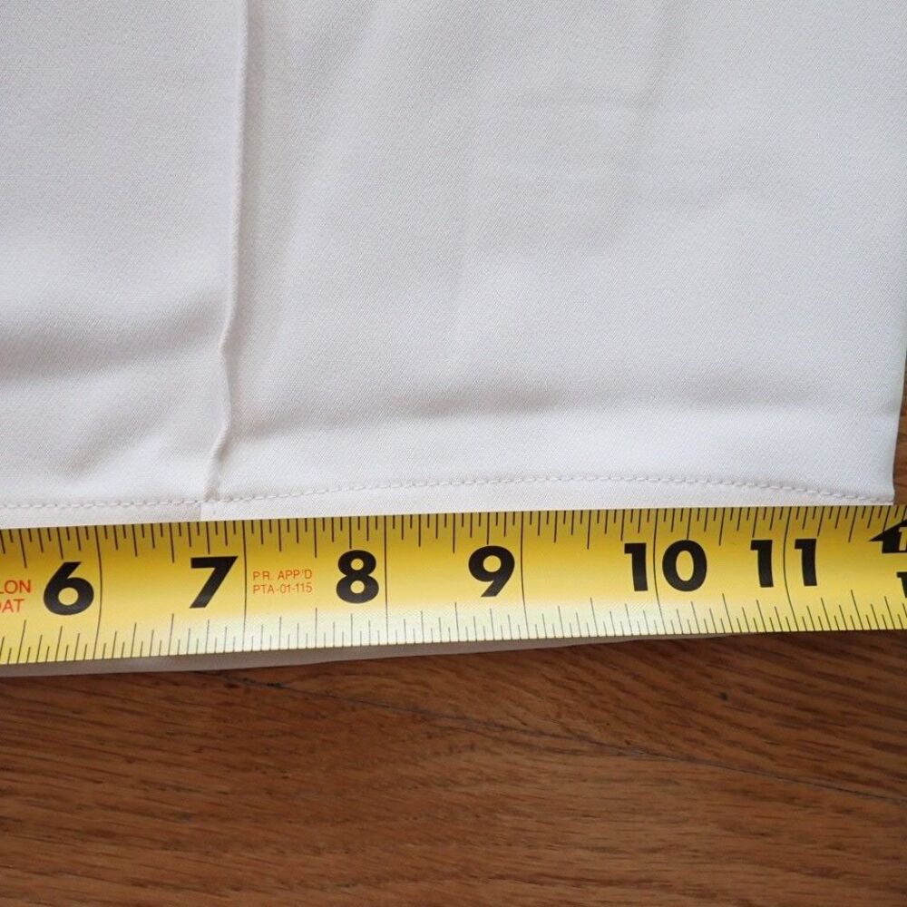 Melloday Women's Size Large White Ivory Wide Leg High Rise Crop Pants NWT "READ" - Picture 7 of 10